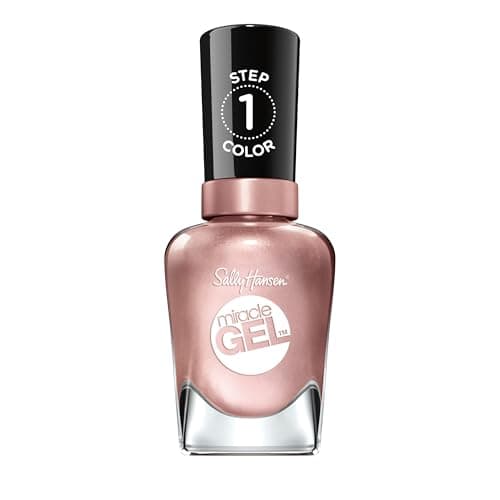 Image of Sally Hansen Miracle Gel, Out Of This Pearl, Gel-Like Nail Polish, NO UV Light Required, Chip-Resistant, Long Lasting - Up to 8 days, Easy to Use, Salon Quality Results, Vegan Formula, 14.7ml