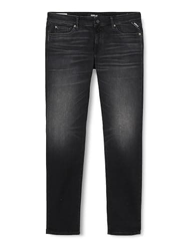 Image of REPLAY Damen Jeans New Luz Skinny-Fit Bio, Black 098 (Schwarz), 27W / 28L