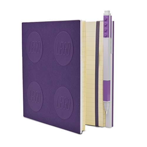 Image of LEGO Locking Notebook with Gel Pen - Purple