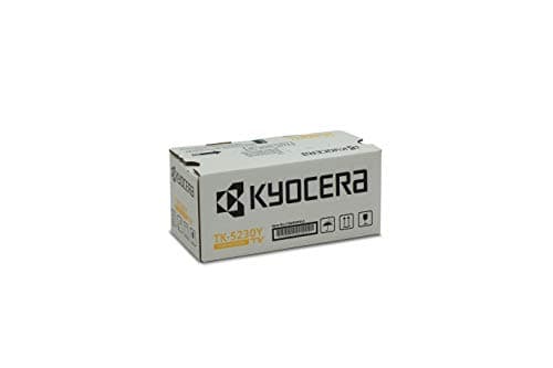 Image of Kyocera TK-5230Y Toner Yellow, Original Premium Cartridge 1T02R9ANL0. Compatible ECOSYS Printers M5521cdn/cdw, P5021cdn/cdw