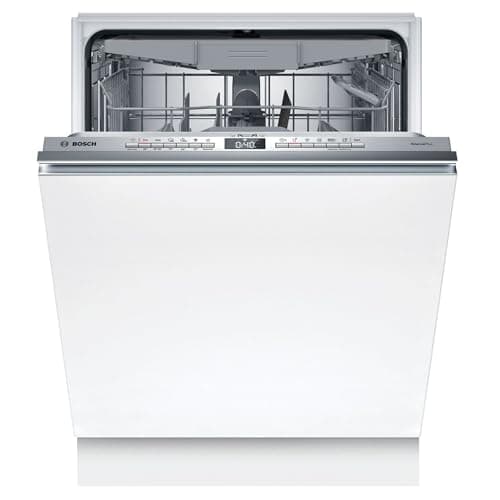 Image of Bosch SMV4ECX28E, Series 4, Smart Dishwasher Fully Integrated 60 cm, Cutlery Drawer, Dishwasher Made in Germany, Especially Quiet, SpeedPerfect Plus, Extra Drying, Program Assistant, Aquastop