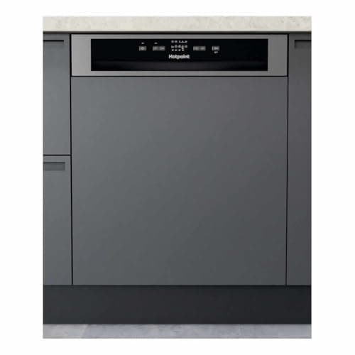 Image of Hotpoint H3B L626 X UK 14-Place Semi Integrated Dish 9-Progs Class E Inox
