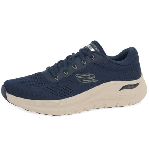 Image of Skechers Men's Arch Fit 2.0 Sneaker, Navy Mesh Synthetic, 10 UK