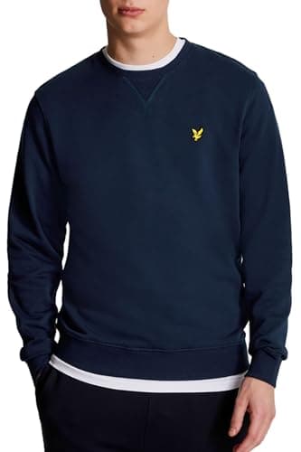 Image of Lyle & Scott Mid Layers Crew Neck Sweatshirt Z99 Navy, S