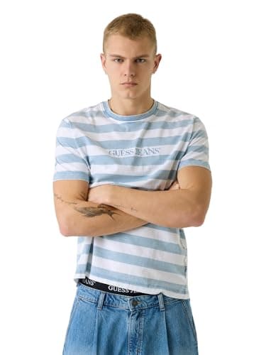 Image of GUESS Jeans M6GIZ5KF531 Short Sleeve T-Shirt 2XL Blue
