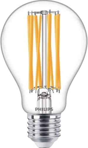 Image of Philips LED Premium Classic A67 Clear Light Bulb [E27 Edison Screw] 17W - 150W Equivalent, Cool White (4000K), Non-Dimmable.