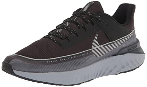 Image of Nike Legend React 2 Shield, Women’s Running Shoe, BLACK/REFLECT SILVER-DARK GREY, 4.5 UK (38 EU)