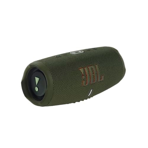 Image of JBL Charge 5 - Portable Bluetooth Speaker with deep bass, IP67 waterproof and dustproof, 20 hours of playtime, built-in powerbank, in green