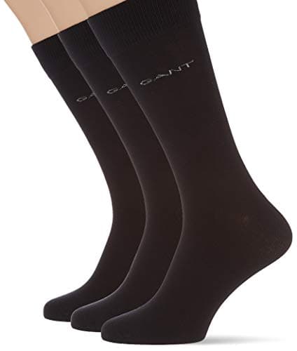 Image of GANT Men's SOFT COTTON SOCKS 3-PACK Socks, Black, Standard