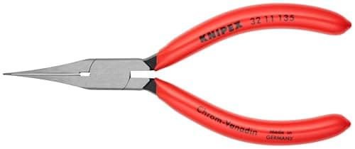 Image of KNIPEX Tools - Long Nose Relay Adjusting Pliers (3211135), Red