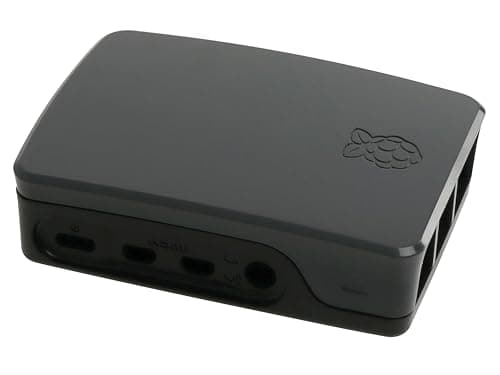 Image of Raspberry Pi 4 case (Black/Grey)