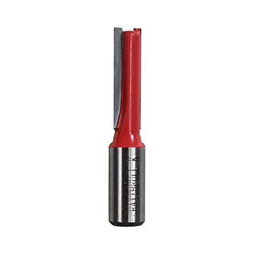 Image of Faithfull FAIRB29 Router Bit TC Two Flute 1/2in 10.0mm x 35mm, Red / Silver