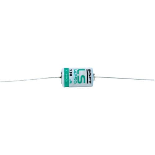 Image of Saft LS 14250 CNA Spezial-Batterie 1/2 AA Axial-Lötpin Lithium 3.6V 1200 mAh 1St.