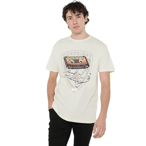Image of Cotton Soul Marvel Guardians of The Galaxy Mixtape Unisex T Shirt, Natural, Medium