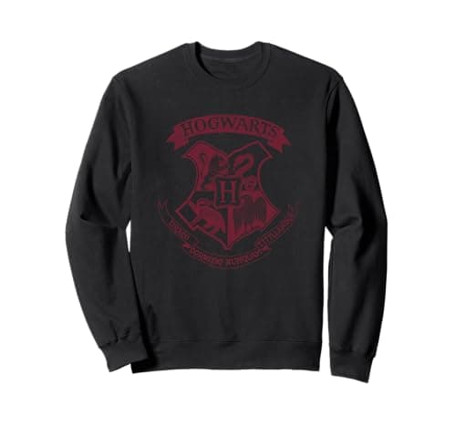 Image of Harry Potter Red Hogwarts Crest Sweatshirt