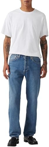 Image of Levi's Men's 501 Original Fit Jeans, Never Settle Stretch, 30W / 30L
