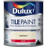 Image of Dulux Paints 600 Ml Tile Paint Iced Ivory