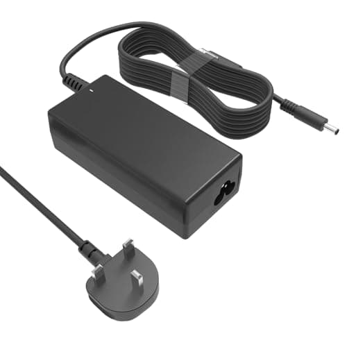 Image of Riabwwox 65W Laptop Charger Compatible with Dell Inspiron 15 13 14 17 3000 5000 7000 3501 3502 3510 3530 3583 3584 3585 5570 5480,Latitude 3410 3420 3440 3520 3540,Vostro 14 15 AC Adapte 4.5 X 3mm