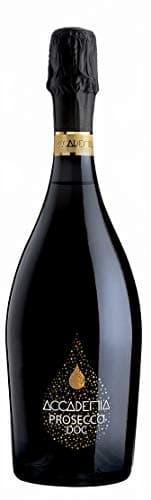 Image of Accademia Prosecco Bottle Rainbow Collection Wine Gift 75cl | Ideal Birthday, Christmas, Anniversary, Celebration, Occasion, Wedding Present - (Black)