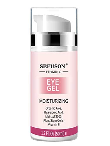 Image of Eye Gel, Best Eye Cream for Appearance of Dark Circles, Puffiness, Wrinkles and Bags. Super Eye Cream Moisturizer Serum for Men & Women
