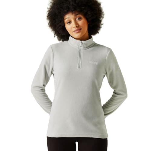 Image of Regatta Women's Sweethart Lightweight Half-Zip Fleece, Hardwearing & Super Soft - Perfect for Outdoors, Walking, Hiking & Camping Green