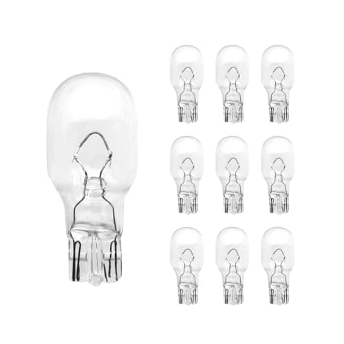 Image of Lanuovx 10 Pack 955 W16W 921B Bulbs Brake Light Turn Signal Light Bulbs 12V 16W W2.1x9.5D Capless W16W Daytime Running Lights Stop/Tail Bulbs for Cars, Trucks, Vans