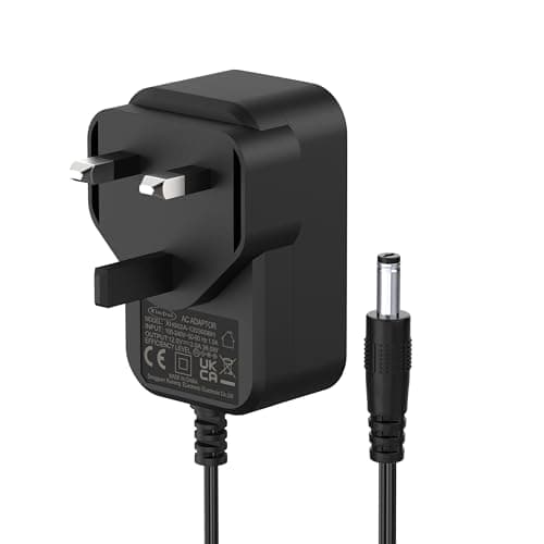 Image of 12V 3A 36W Power Supply Cable Adapter Compatible With CCTV Security Camera, LED Strip Lights, LCD Monitor, Audio/Video, Router, Security Camera, UK plug, Wall Charger【5.5 * 2.1mm】