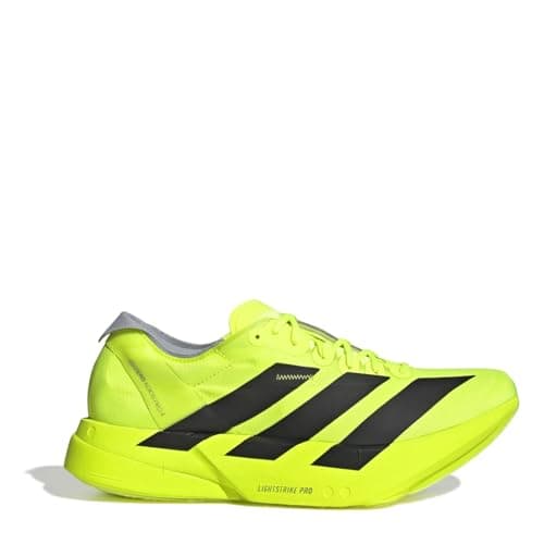 Image of adidas Adizero Adios Pro 4 Shoes Mens Road Running Lemon/Black/Silver 10 UK