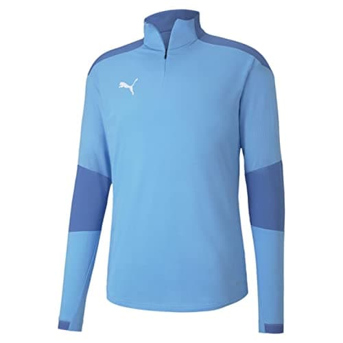 Image of PUMA Final Training 1/4 Zip Top - Teamlight Blue (Large) /Sportswear