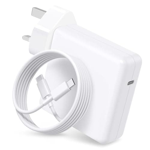 Image of 100W USB C Fast Charger Compatible with Mac Book Air Pro 13 14 15 16 inch 2024 2023 2022 2021 2020, M1 M2 M3 Mac Laptop,Power Adapter Charging for All Type C Devices,include 1.8M Cable
