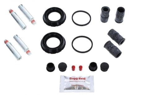 Image of Bigg Red – REAR Brake Caliper Rebuild Repair Kit + Guide Pins (4221H11201) – Fits BMW X1 E84