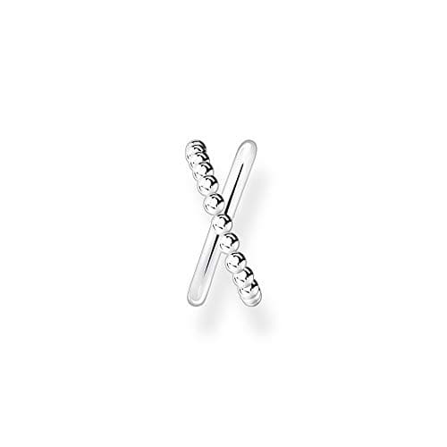 Image of THOMAS SABO Single ear cuff criss cross dots silver 925 Sterling Silver