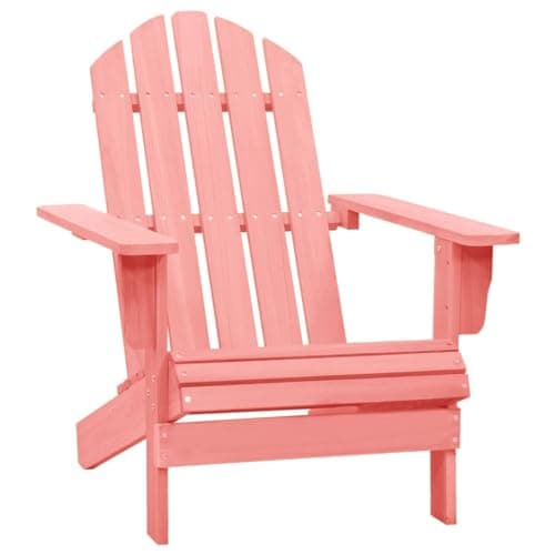 Image of Home outdoor OthersGarden Adirondack Chair Solid Fir Wood Pink