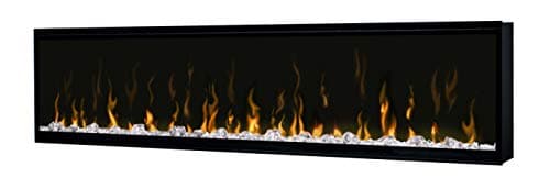 Image of Dimplex IgniteXL 60" Built-in Linear Electric Fireplace with 8 Color Themes and Acrylic Ember Bed (Model: XLF60), 8530/5118 BTU, 240/120 Volt, 2500/1500 Watt, Black