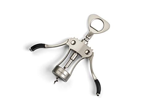 Image of Cellardine Stainless Steel Winged Corkscrew, Silver, 4 x 6 x 19 cm