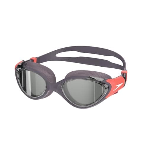 Image of Speedo Women's Biofuse 2.0 Mirror Swimming Goggles | Female Design | Patented Adjust Mechanism | Anti-fog | Anti-leak | Comfort Fit Mask, PURPLE, One Size