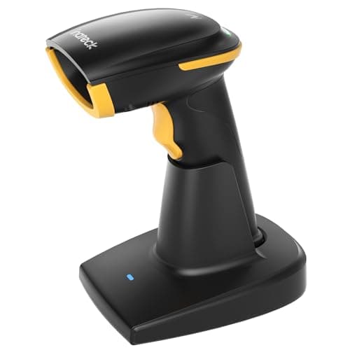 Image of Inateck Bluetooth Barcode Scanner 2D, Wireless 2D QR Code Scanner with 2600 mAh Battery and Smart Charging Base, Handheld Scanner Support AI, APP, SDK, BCST-36