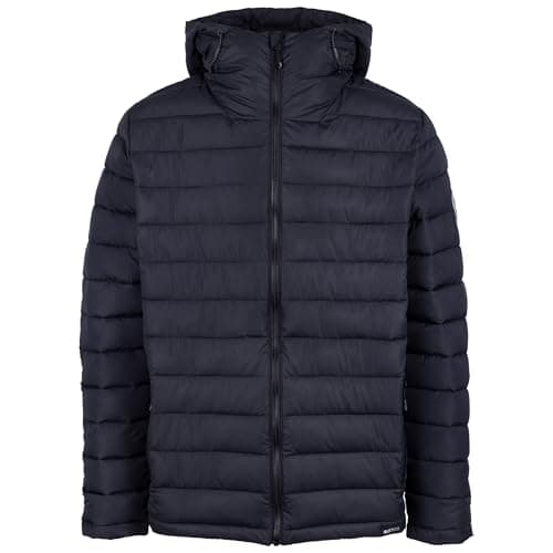 Image of DLX Mens Padded Jacket Grown On Hood with 2 Zip Pockets Gerald
