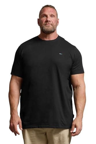 Image of BadRhino Big & Tall Extra Long Core T-Shirt - Men's - Plus Size Curve Black