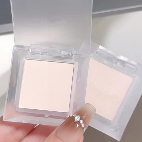 Image of Single Matte Fine Powder Palette Eyeshadow Make Up, Matte Beige Cream Eyeshadow for Mature Skin, Highly Pigmented Long-Lasting Sweat Proof, Single Eyeshadows for Day & Night Makeup (Beige)