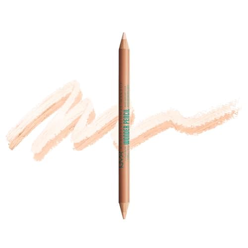 Image of NYX Professional Makeup Brow Highlighter, Dual Ended Pencil, For Lifting, Highlighting and Concealing, Wonder Pencil, Line Shimmer Under Lower Brow Arch For a Lifting Effect, Light