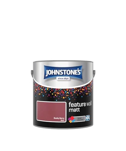 Image of Johnstone's Feature Wall Matt Emulsion Paint - Dusky Berry 2.5L
