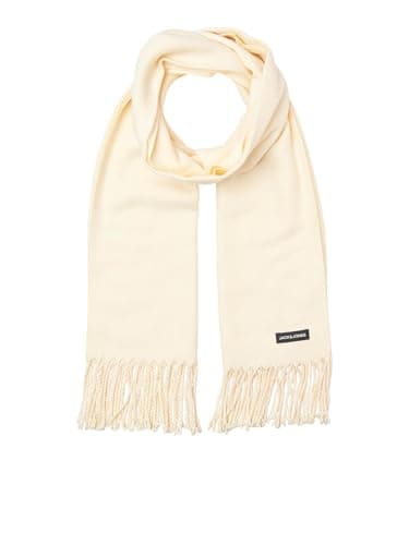 Image of JACK & JONES Jacsolid Woven Scarf Noos, Antique White, One Size, Antique White, One Size