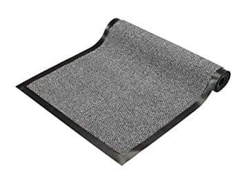 Image of William Armes Limited DandyClean Anti Slip Barrier Mat with PVC Backing 150cm x 90cm Absorbent Polypropylene Doormat (Charcoal)