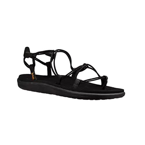 Image of Teva Women's Voya Infinity Open Back Slippers, Black Black Blk, 7 UK