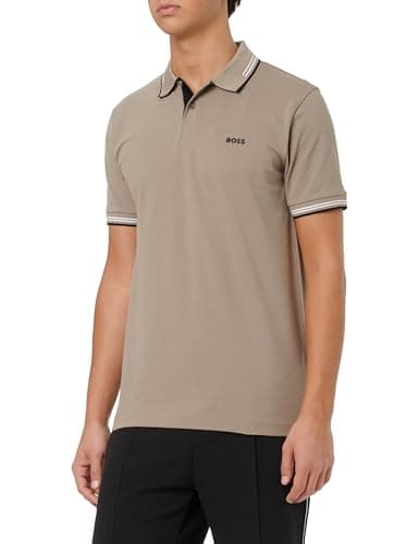 Image of BOSS Men's Polo Shirt, Light/Pastel Green 336, L