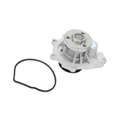 Image of Motoforti Water Pump No.1334142/71739779/24405895- Car Front Engine Water Pump - for Pontiac G3 Wave 2009 I4 1.6L DOHC Metal Silver Tone with Gasket - 1Set Long-lasting