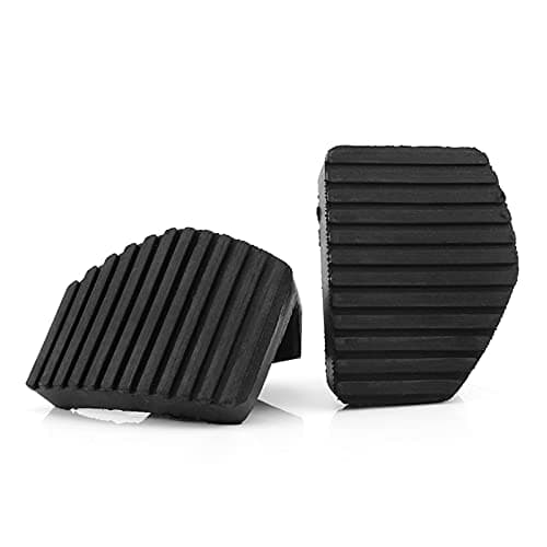 Image of TKSE Rubber Brake Pedal, 1 Pair Clutch Brake Pedal Rubber Cover for Peugeot/Citroen 1007 207 208 301 C3 C4 C5 C6 C8