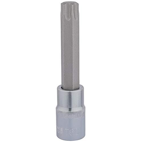 Image of Draper 16324 1/2" Square Drive T60 TX-Star 100MM Socket Bit