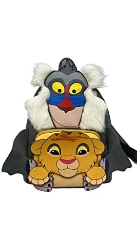 Image of Loungefly Disney Lion King Circle of Life Toyz N Fun Exclusive mini backpack, Grey, Disney, Lion King